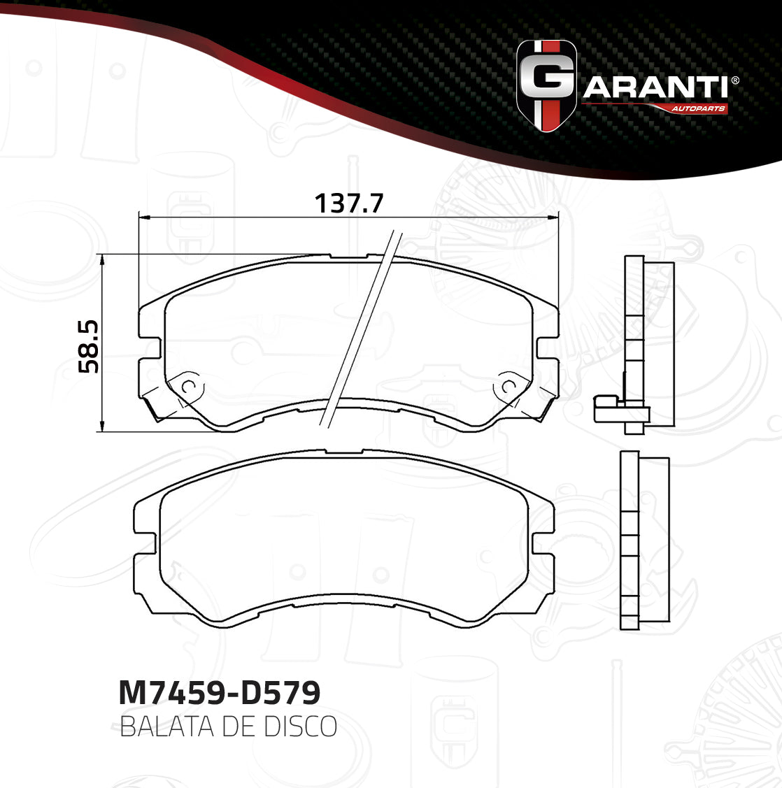 Balata Garanti M7459-D579