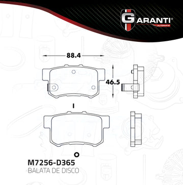 Balata Garanti M7256-D365