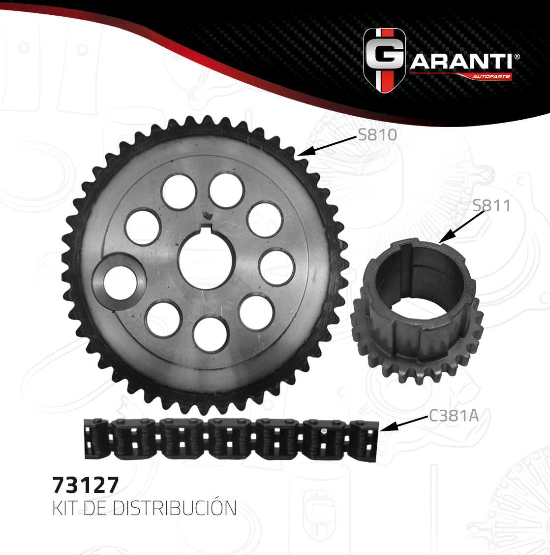 Kit Distribucion Garanti 73127