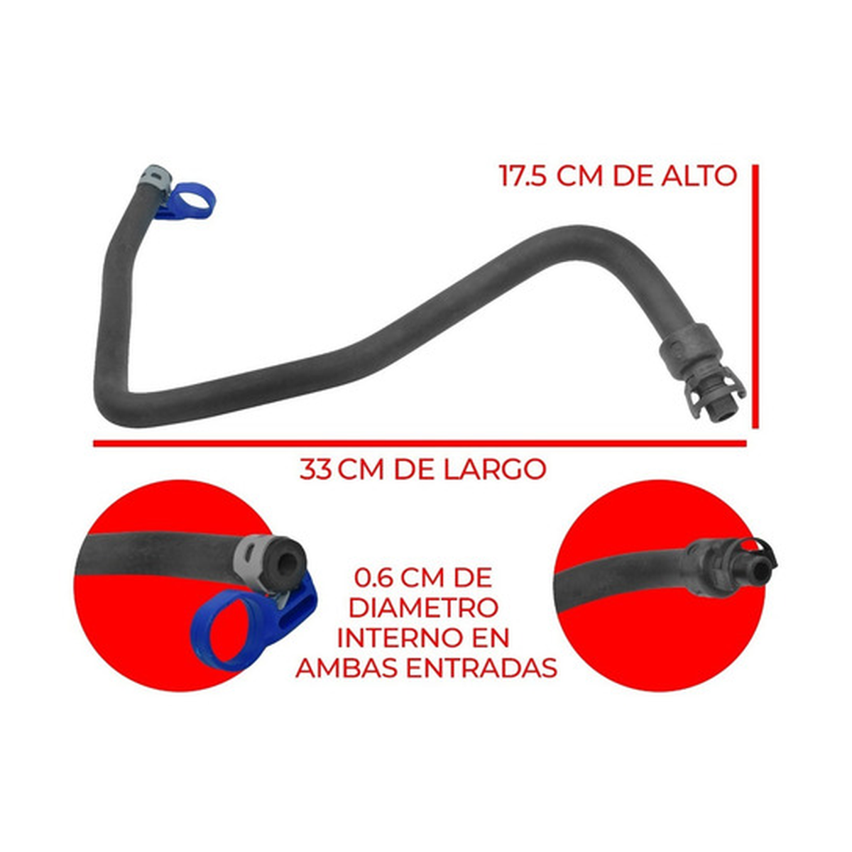 Manguera depósito a motor US Parts 220-001
