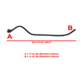 Manguera tubo depósito cuerpo aceleración cruze 1.8l 11-16 US Parts 220-006
