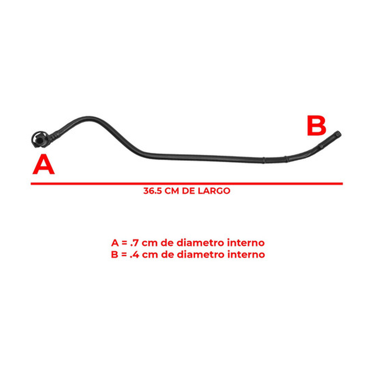 Manguera tubo depósito cuerpo aceleración cruze 1.8l 11-16 US Parts 220-006