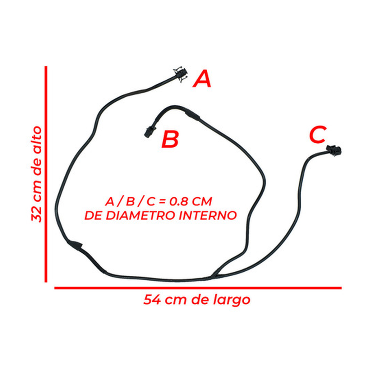 Manguera depósito de anticongelante US Parts 220-021