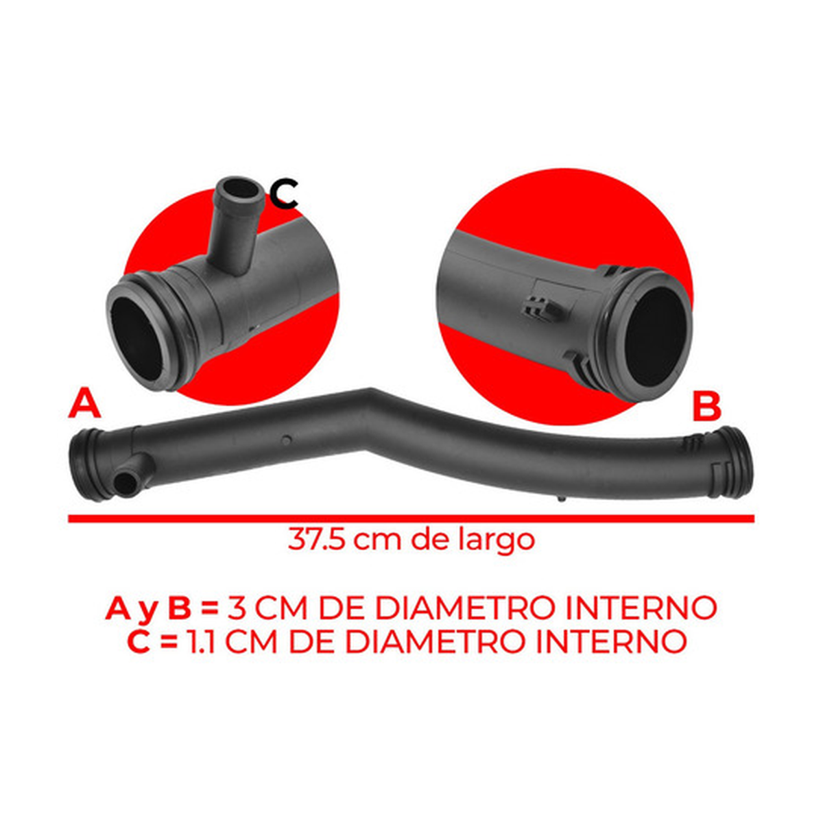 Tubo calefacción US Parts 220-029