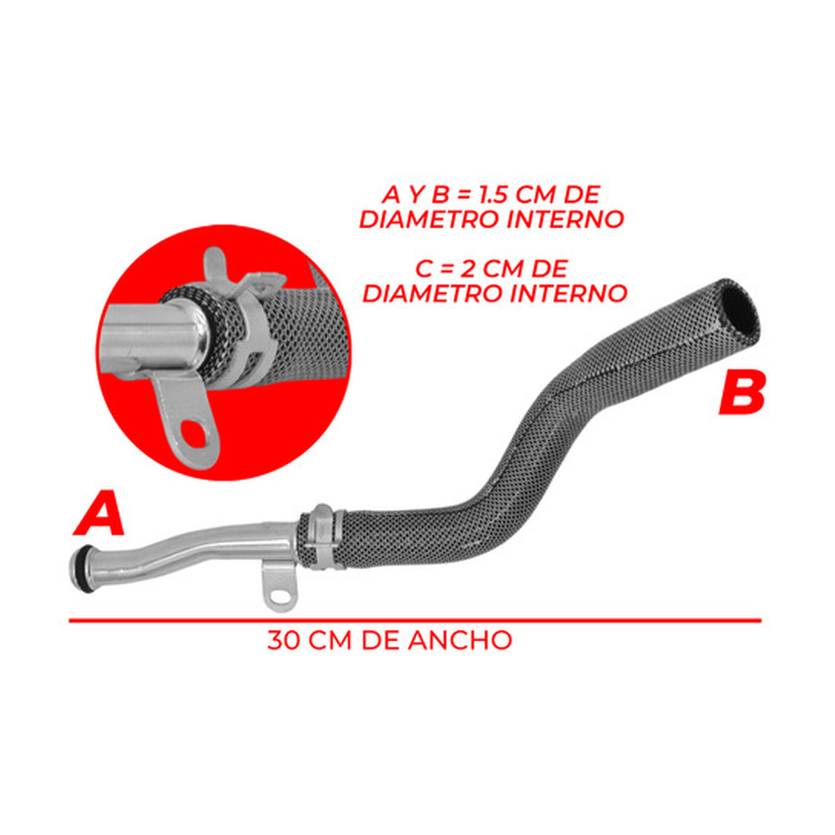 Tubo enfriador de aceite US Parts 220-032