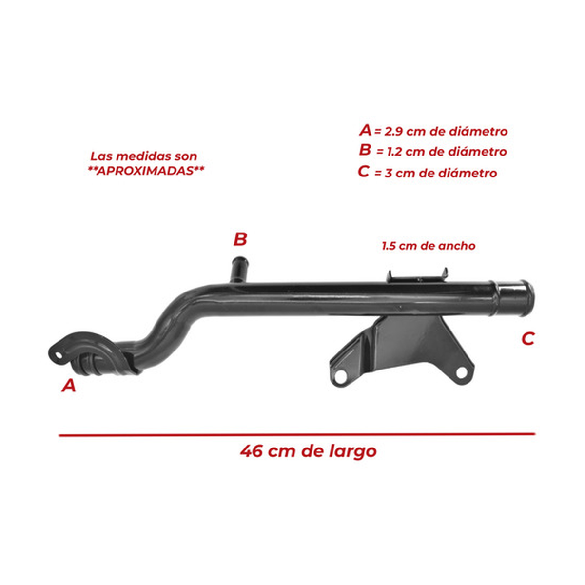 Tubo de calefacción US Parts 220-043