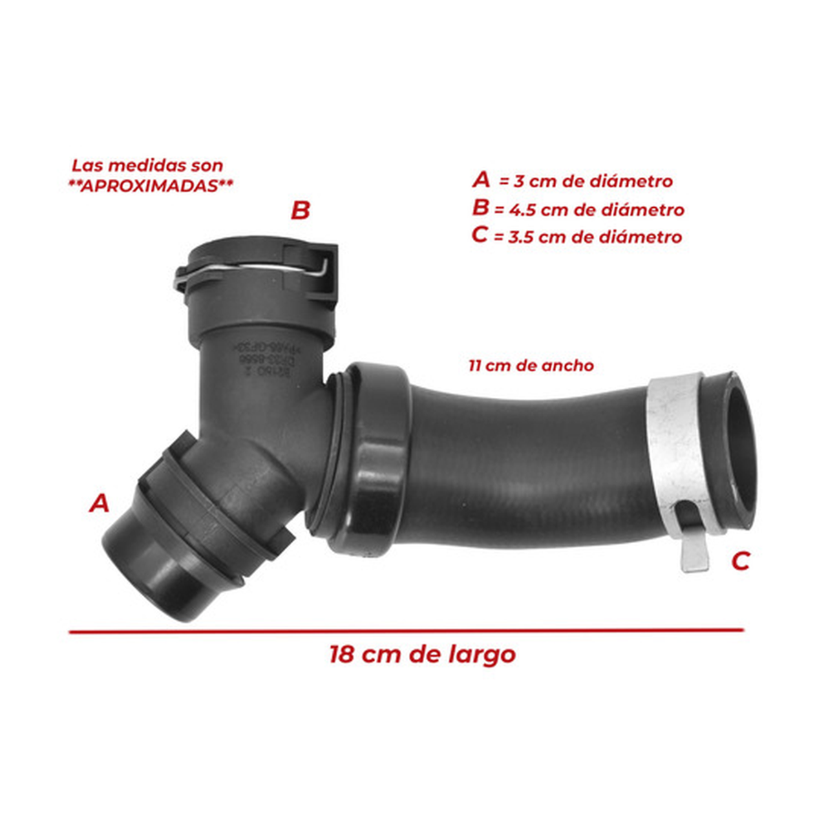 Manguera de refrigeración US Parts 220-052