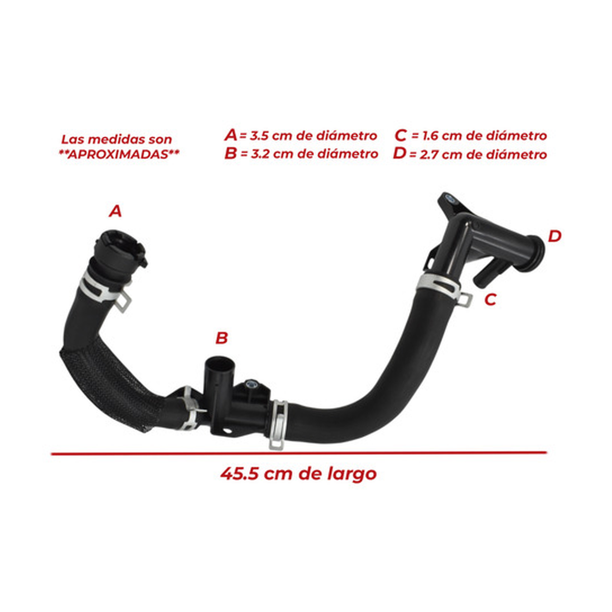 Manguera refrigeración US Parts 220-053
