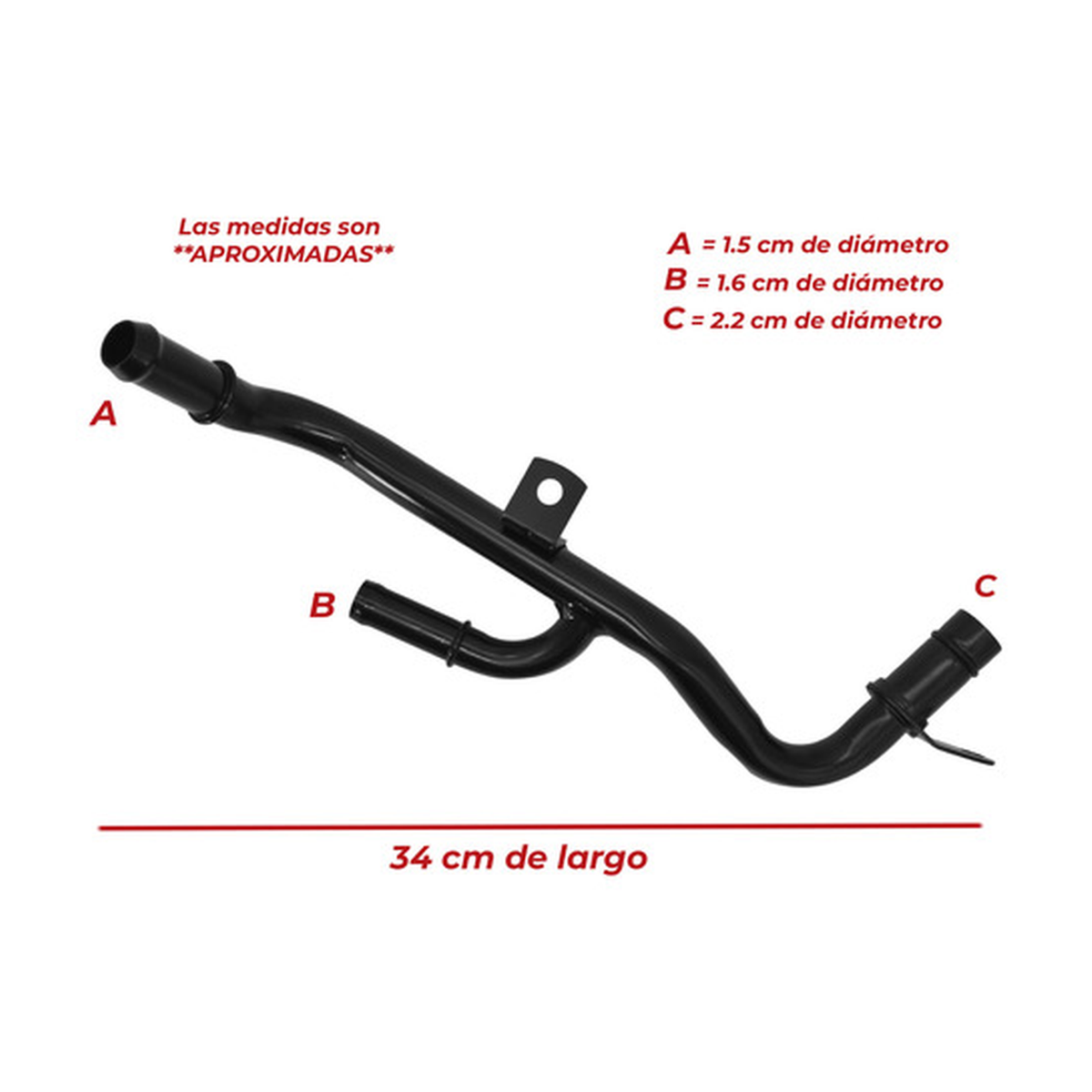 Tubo enfriamiento calefacción US Parts 220-066
