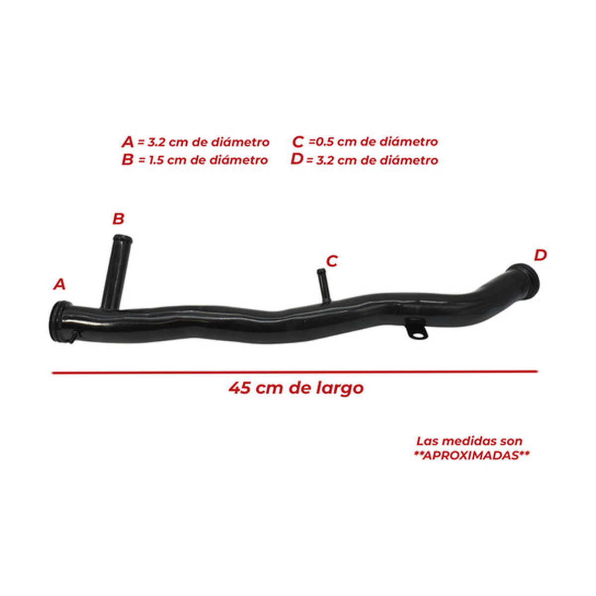 Tubo calefacción US Parts 220-082