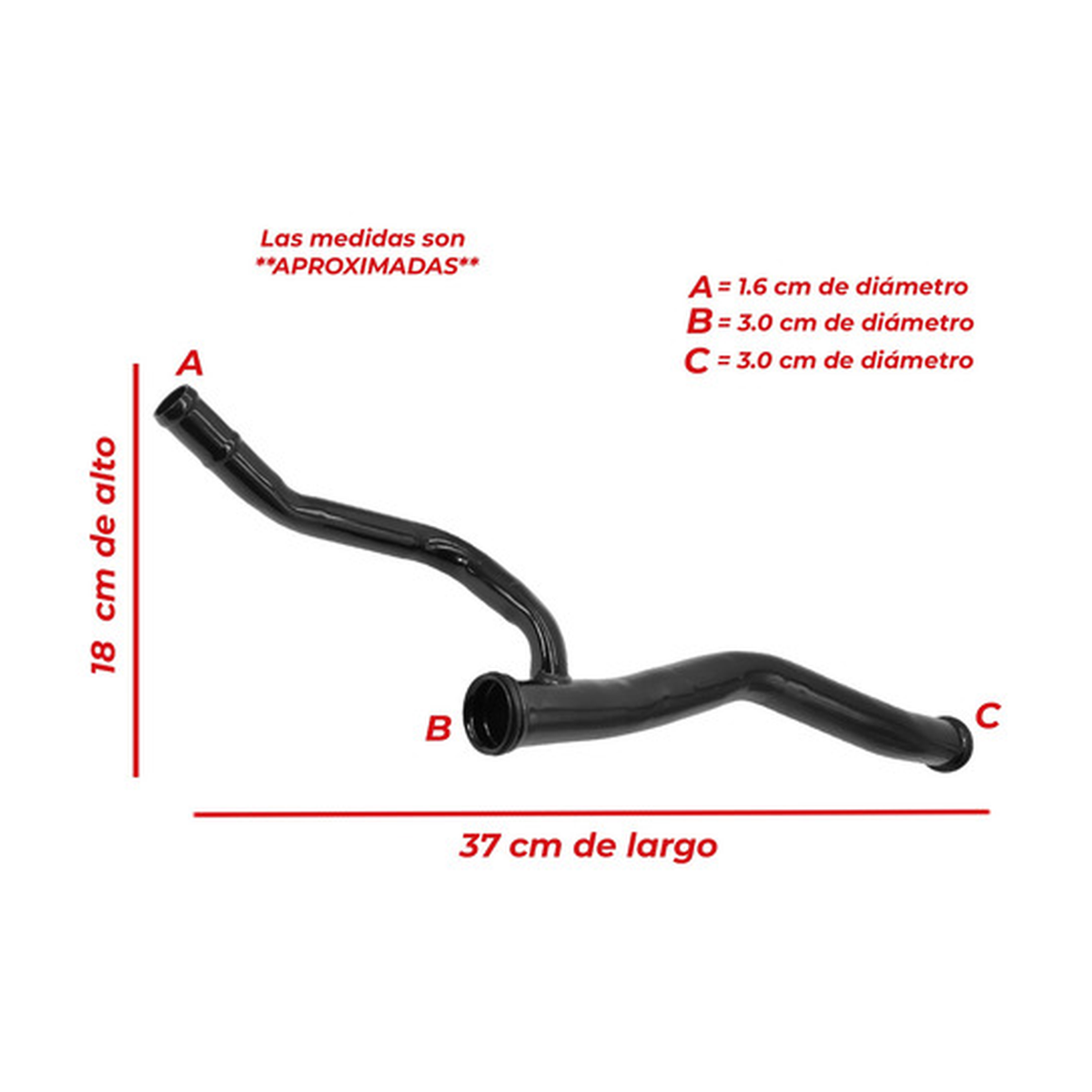 Tubo calefacción US Parts 220-085