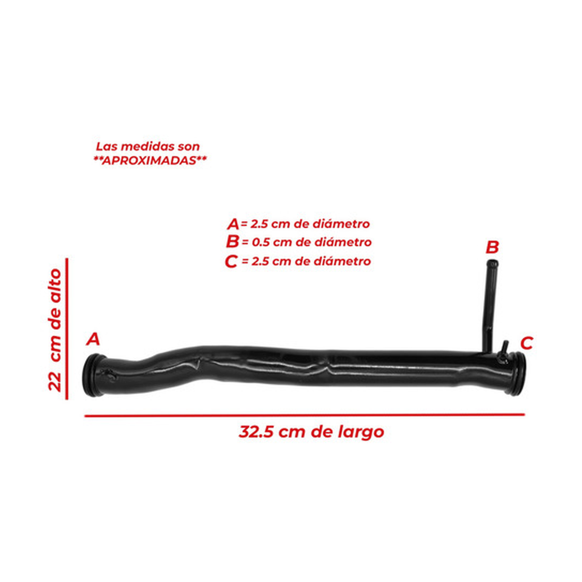 Tubo calefacción US Parts 220-087