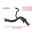 Manguera radiador inferior US Parts 220-109