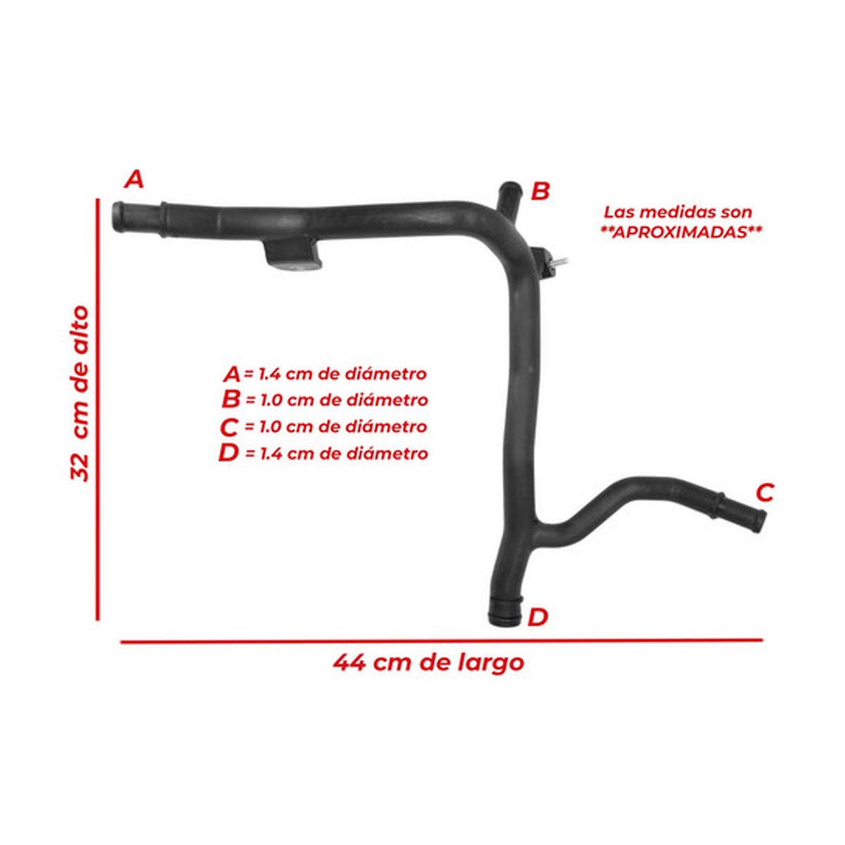 Tubo refrigeración US Parts 220-115