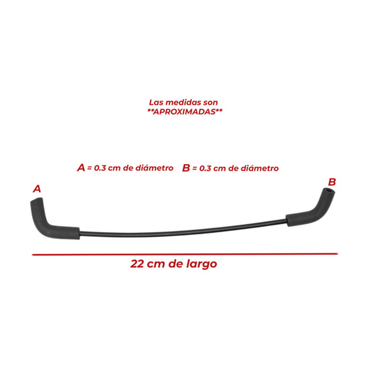 Manguera vacío múltiple a sensor MAP US Parts 220-124