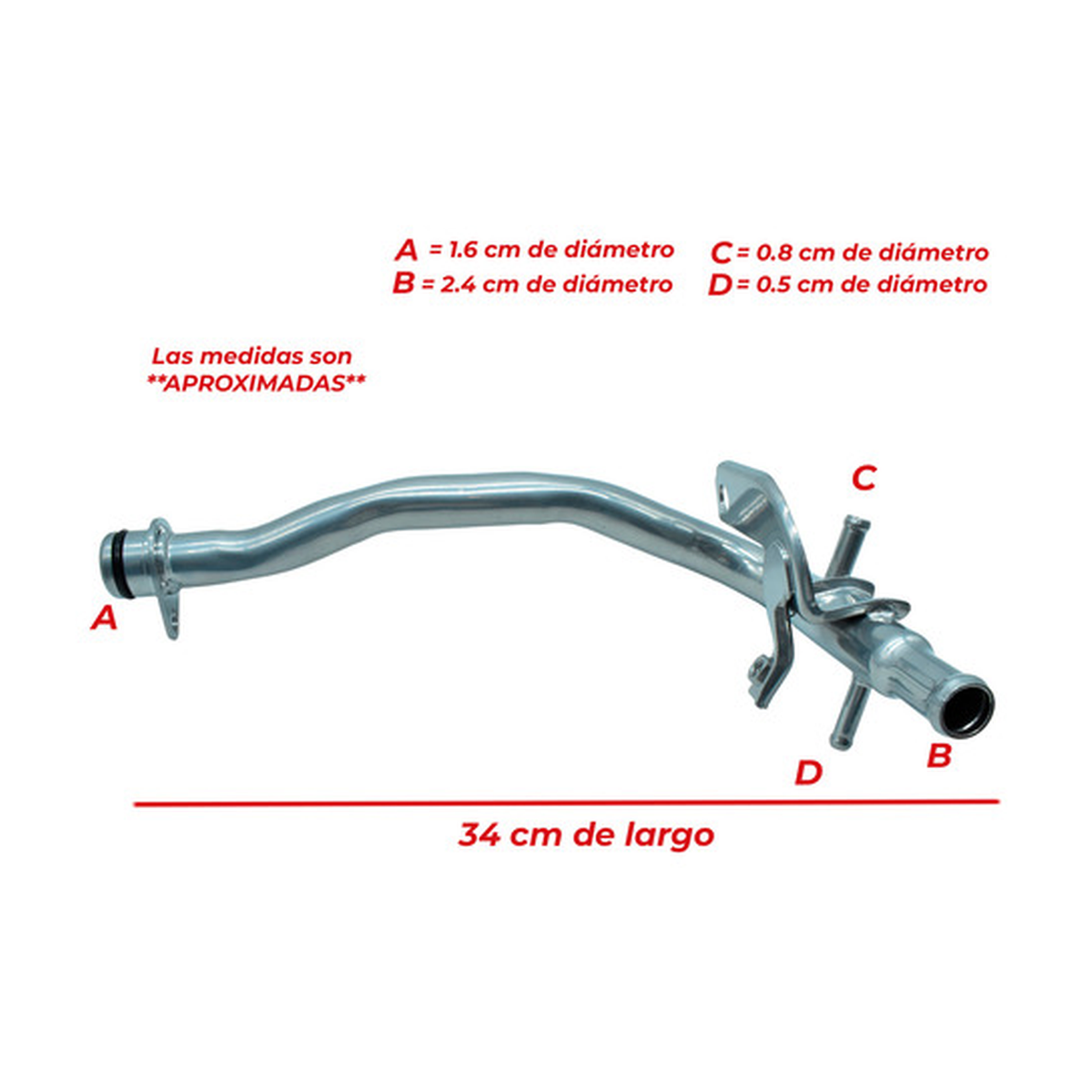 Tubo refrigeración US Parts 220-127