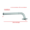 Tubo enfriador de aceite a toma US Parts 220-133