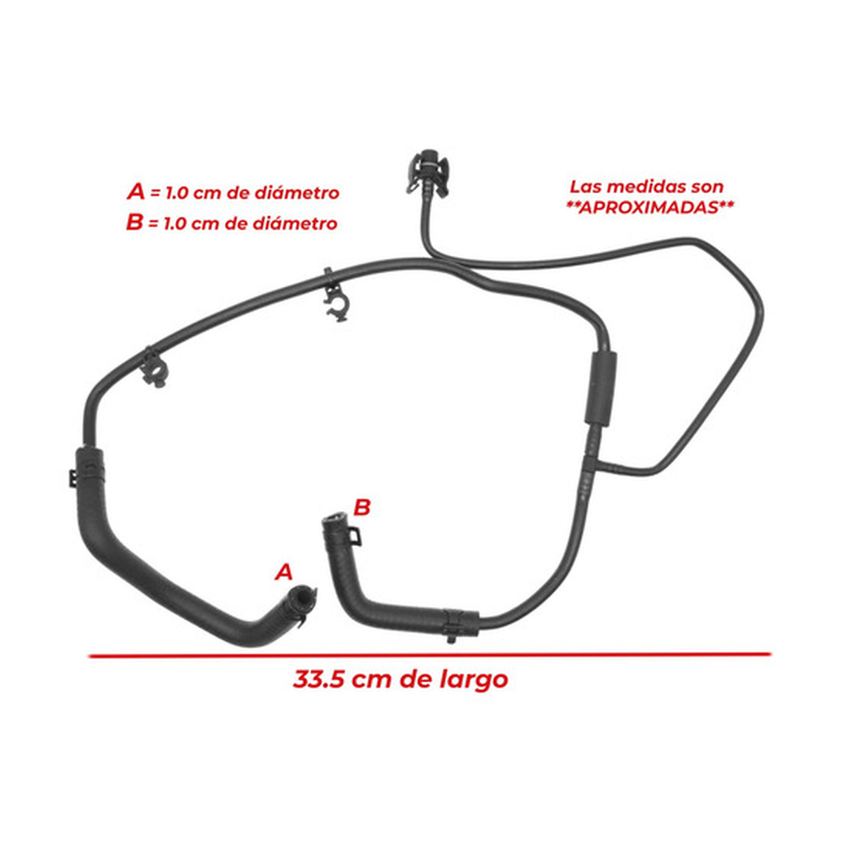 Manguera a depósito US Parts 220-136
