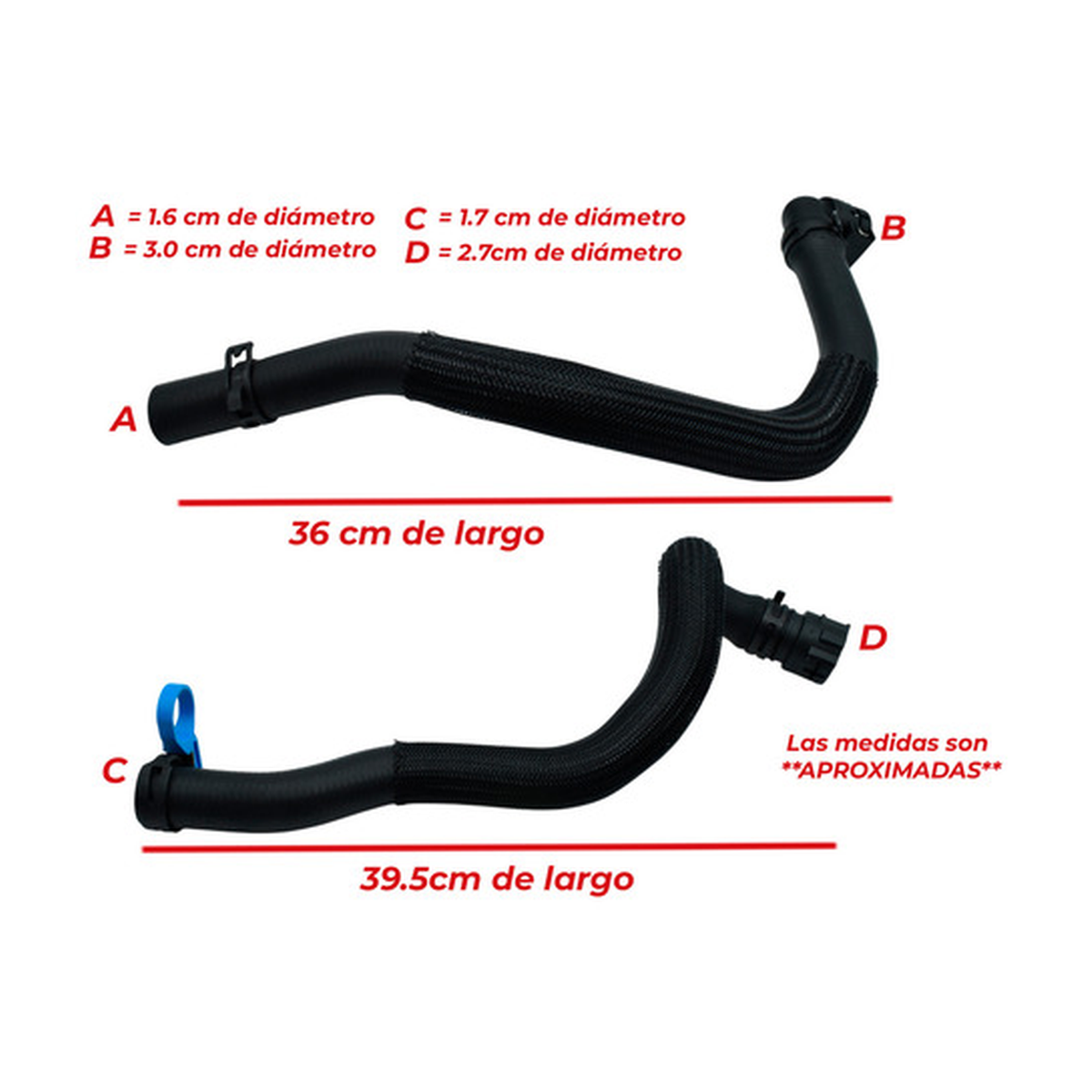 Mangueras calefacción US Parts 220-141