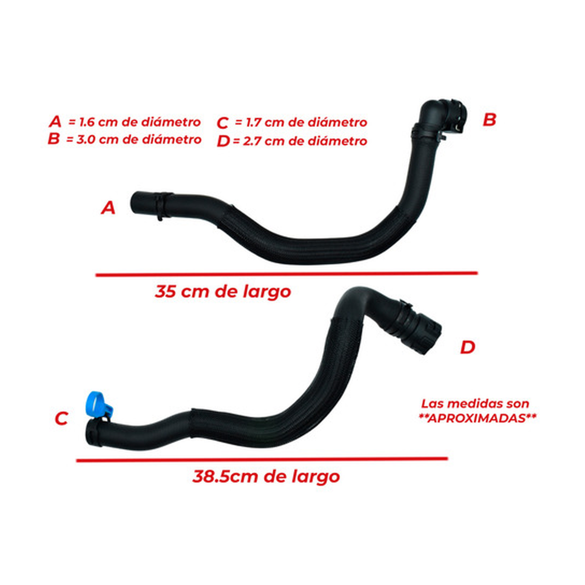 Mangueras calefacción US Parts 220-142