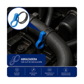 Abrazadera con clip para radiador de 1 3/8 - 1 5/16 10pz US Parts 221-002