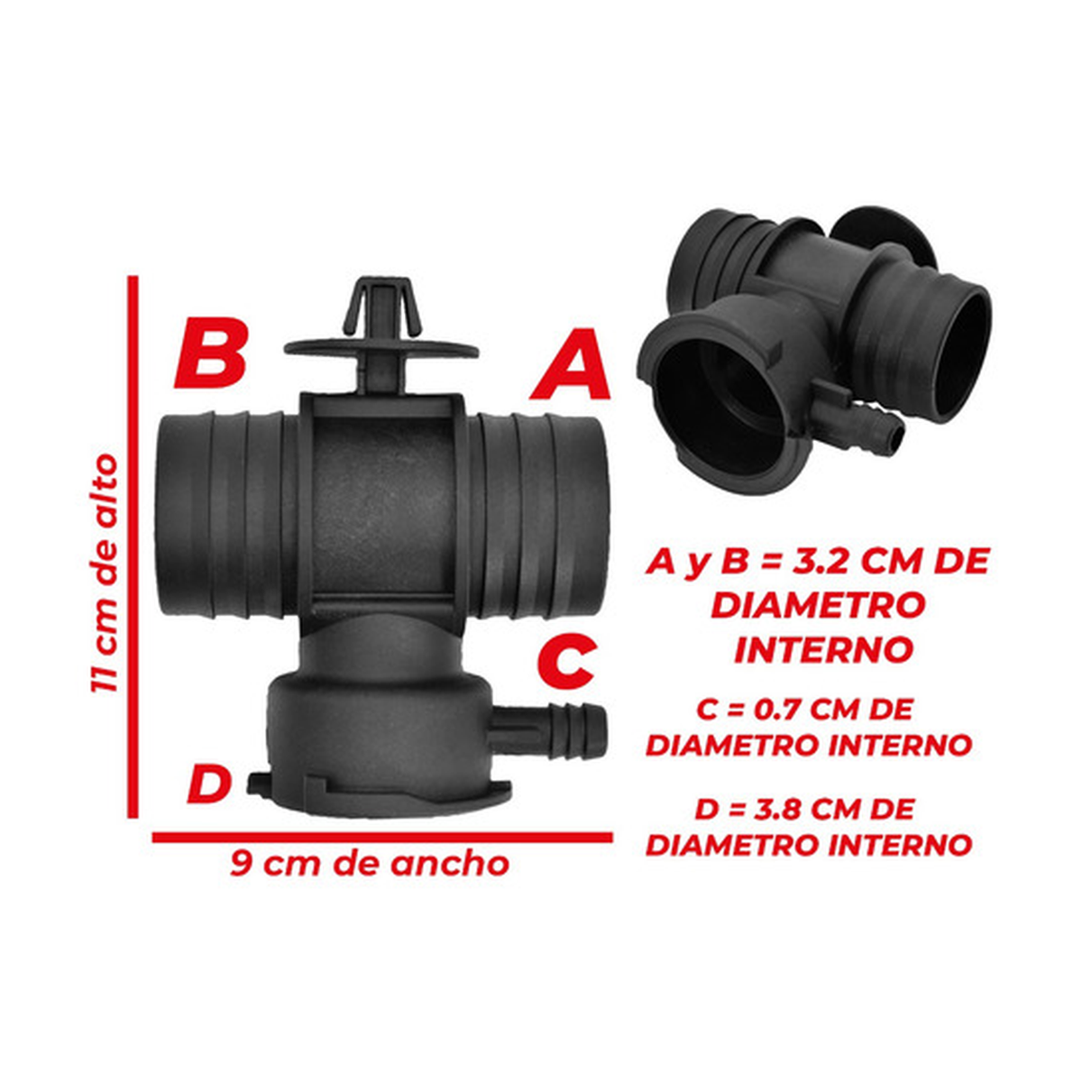 Toma de llenado radiador US Parts 304-016