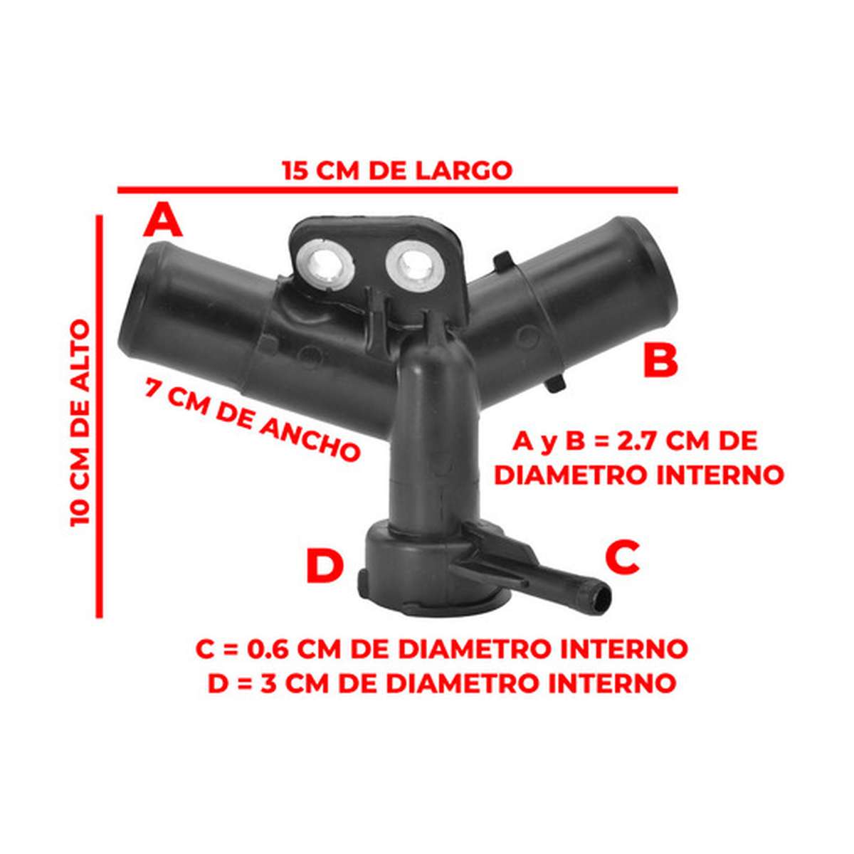 Toma de agua para radiador US Parts 304-017