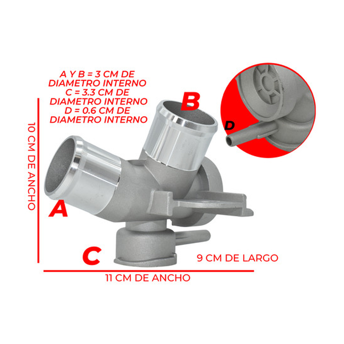 Toma de llenado radiador US Parts 304-033