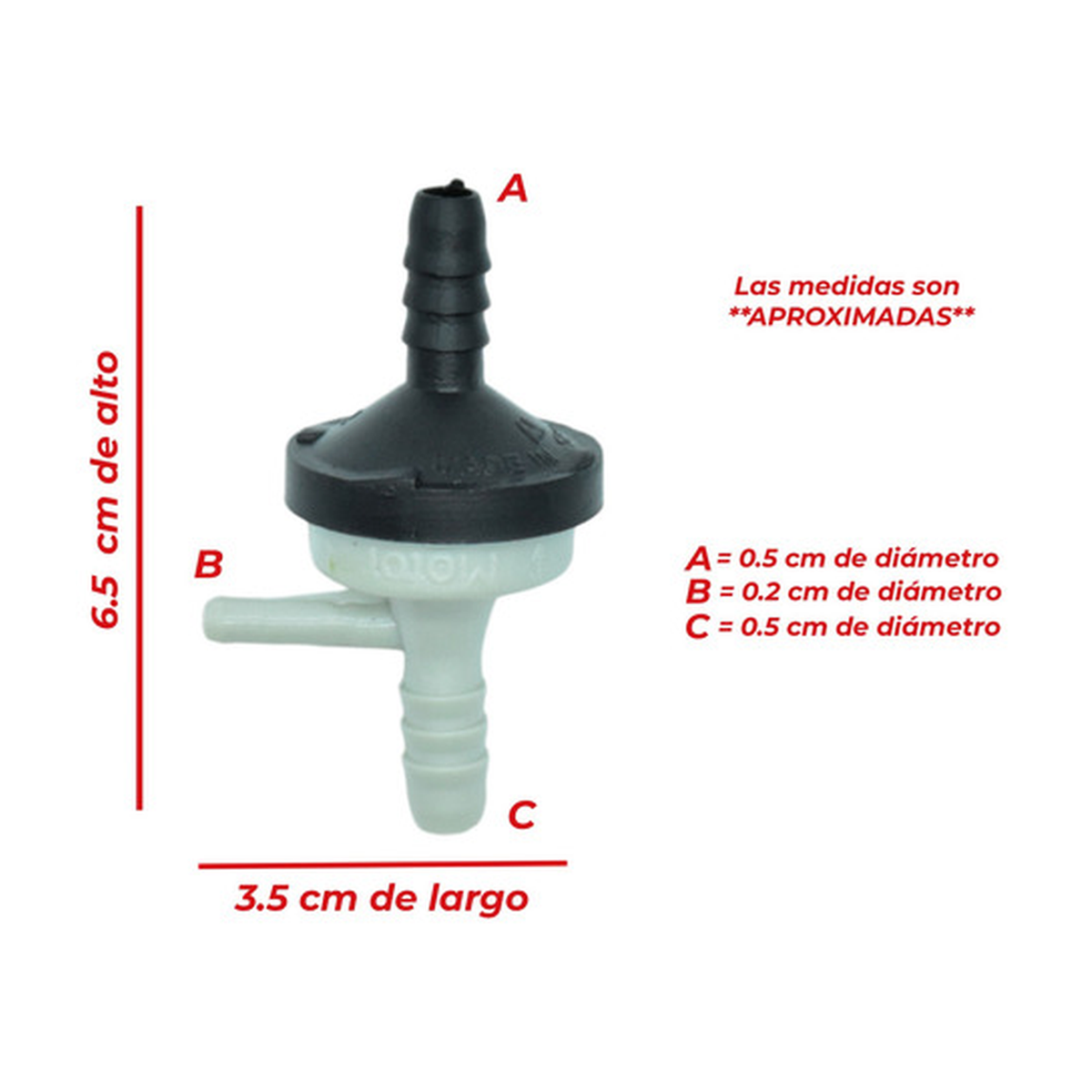 Válvula PCV 3sal US Parts 320-053