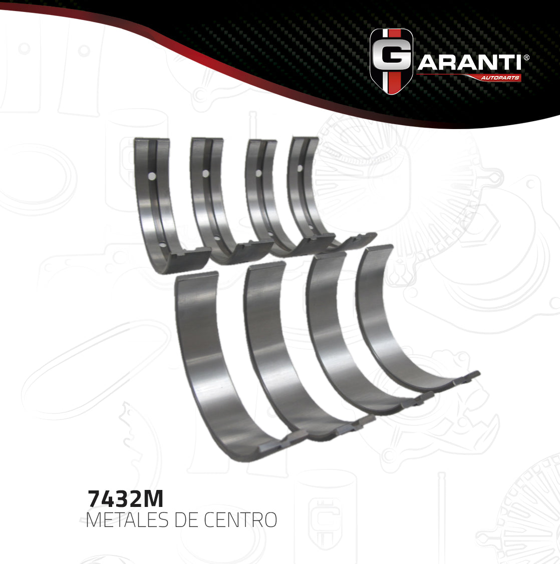 Metales Centro Garanti 7432MSTD