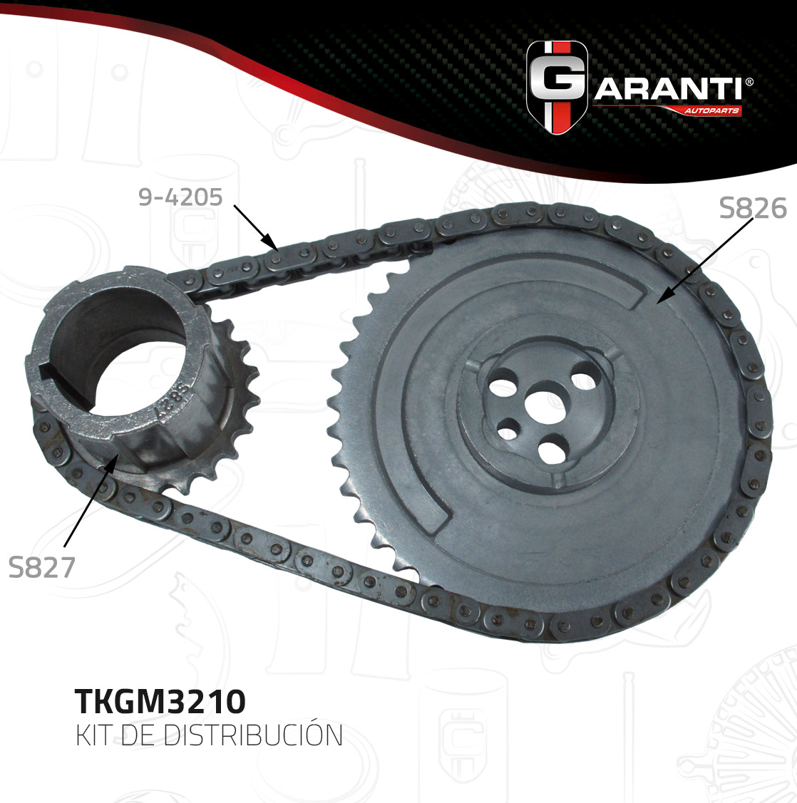 Kit Distribucion Garanti TKGM3210