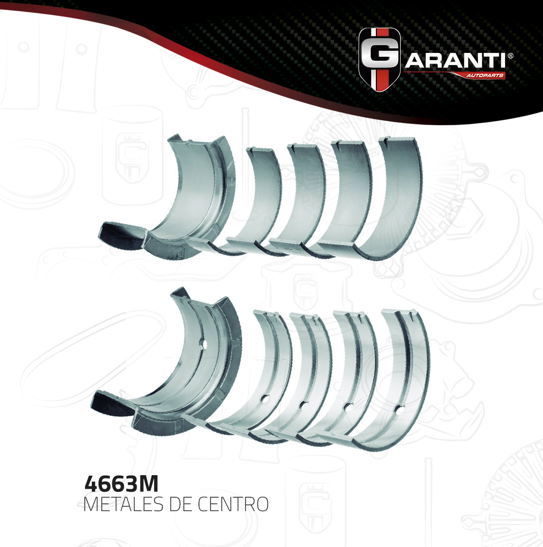 Metales Centro Garanti 4663MSTD