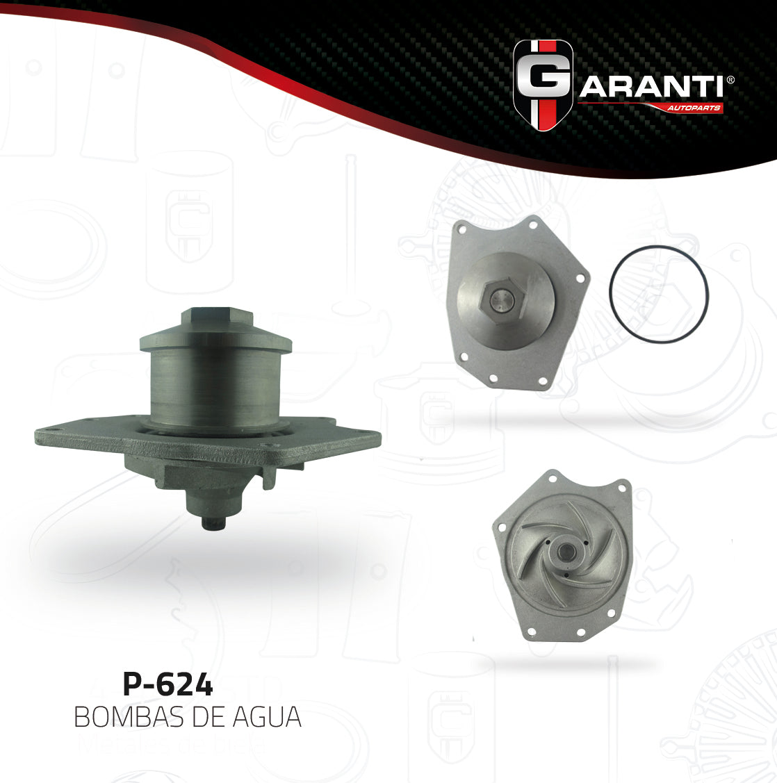 Bomba de agua Garanti P-624