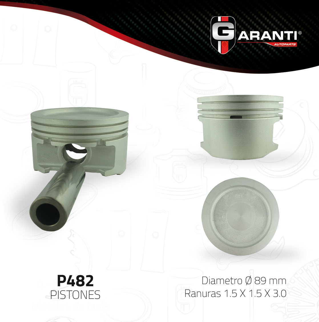 Pistones Garanti P482-040