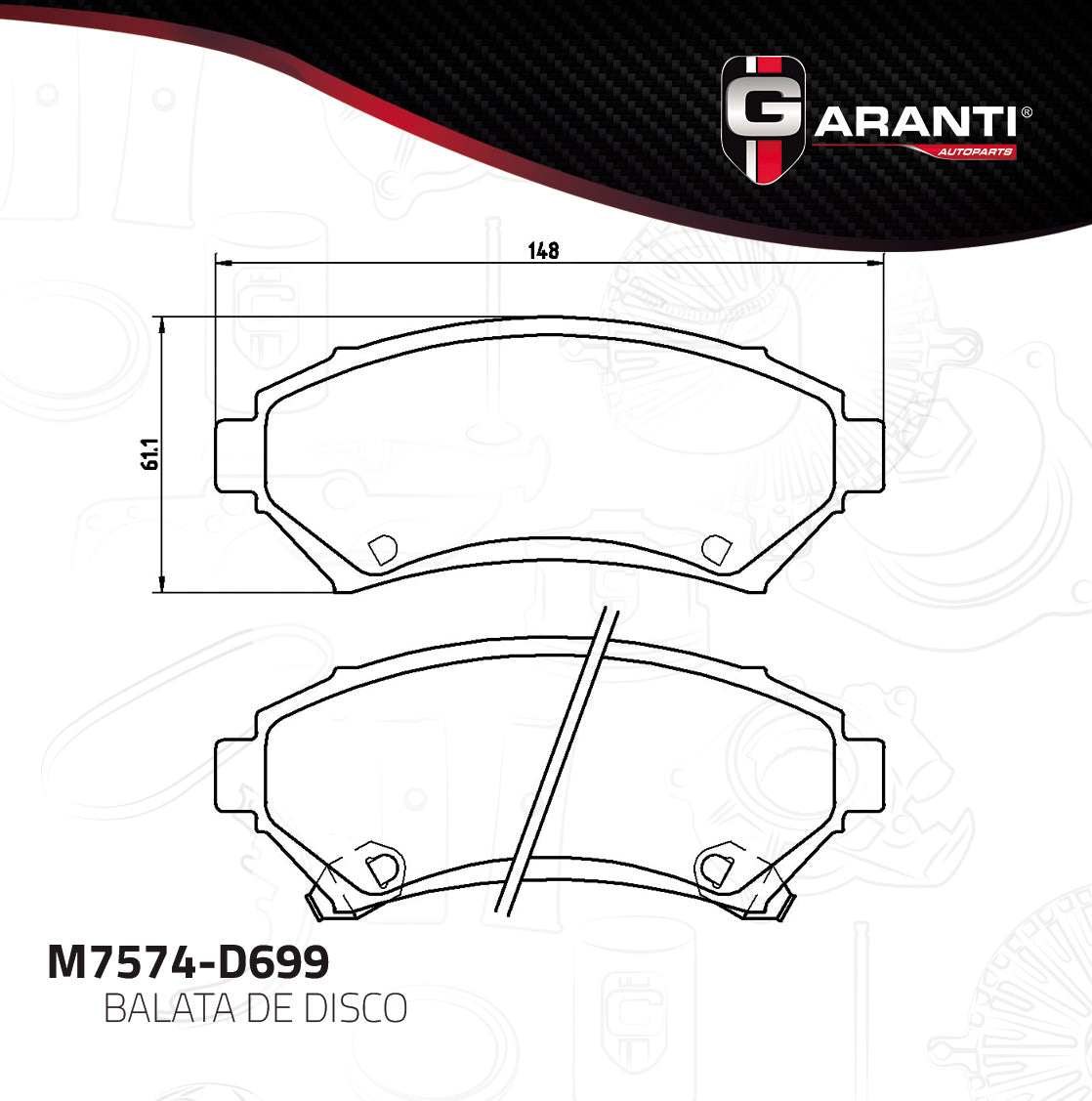 Balata Garanti M7574-D699