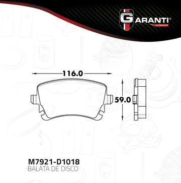 Balata Garanti M7921-D1018