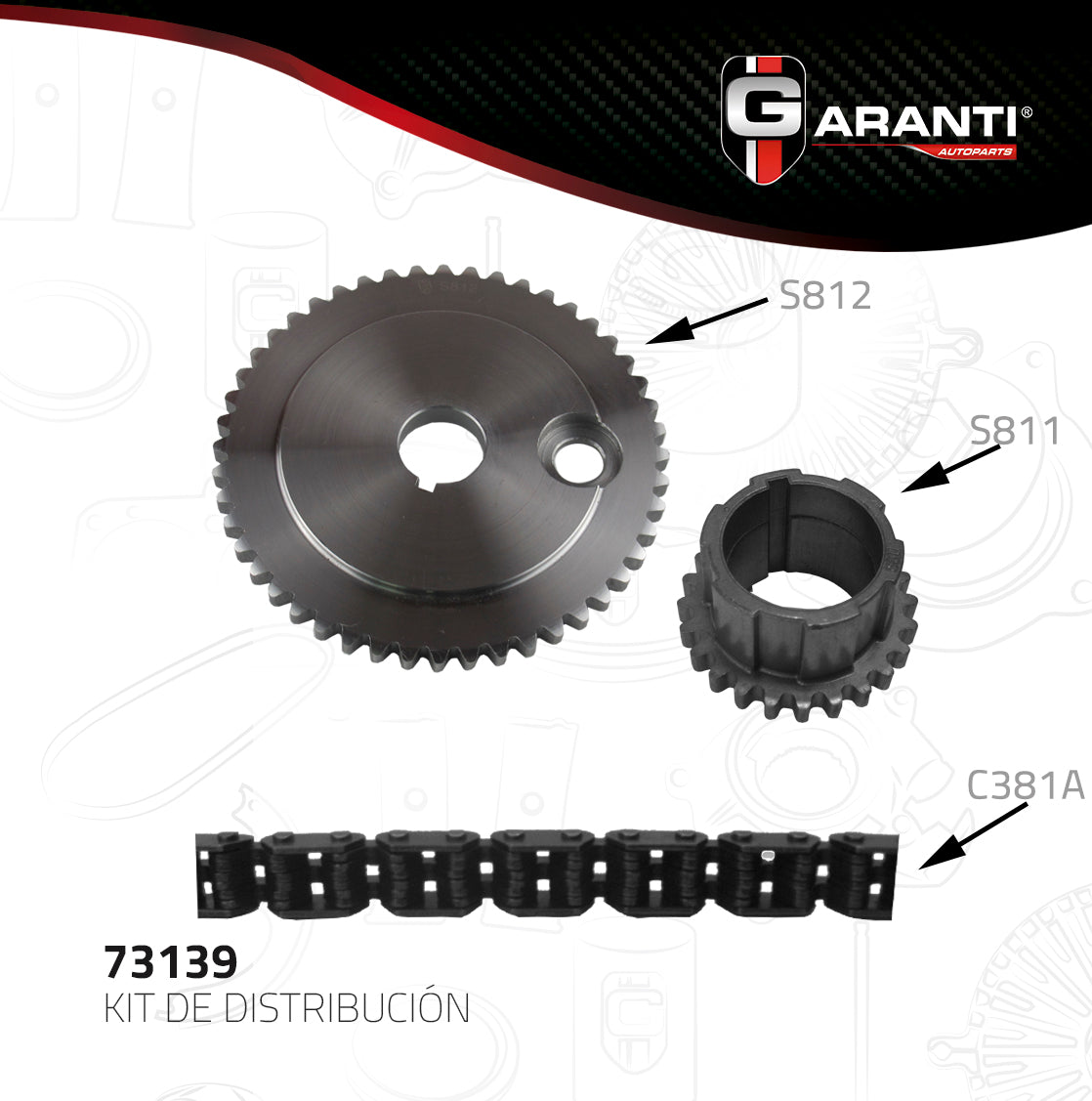 Kit Distribucion Garanti 73139