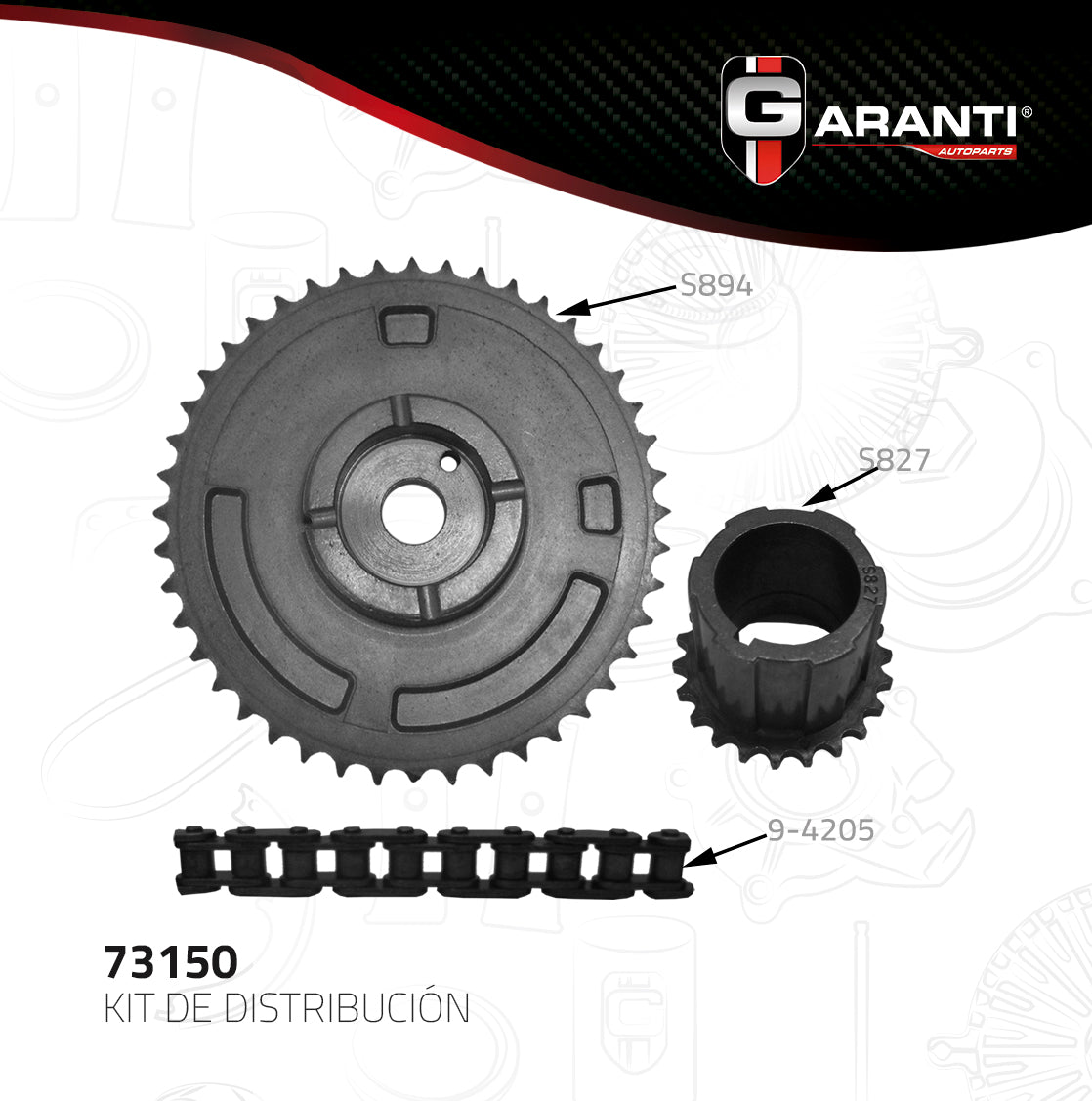 Kit Distribucion Garanti 73150