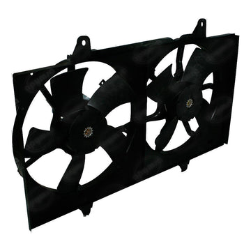 Motoventilador de radiador y aire acondicionado tolva doble QBH Carfan 75362