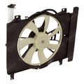Motoventilador de radiador completo QBH Carfan 76001
