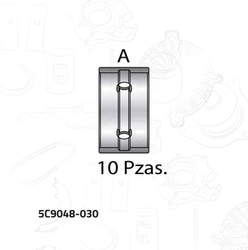 Metales de centro 5C9048-030 (MORESA)