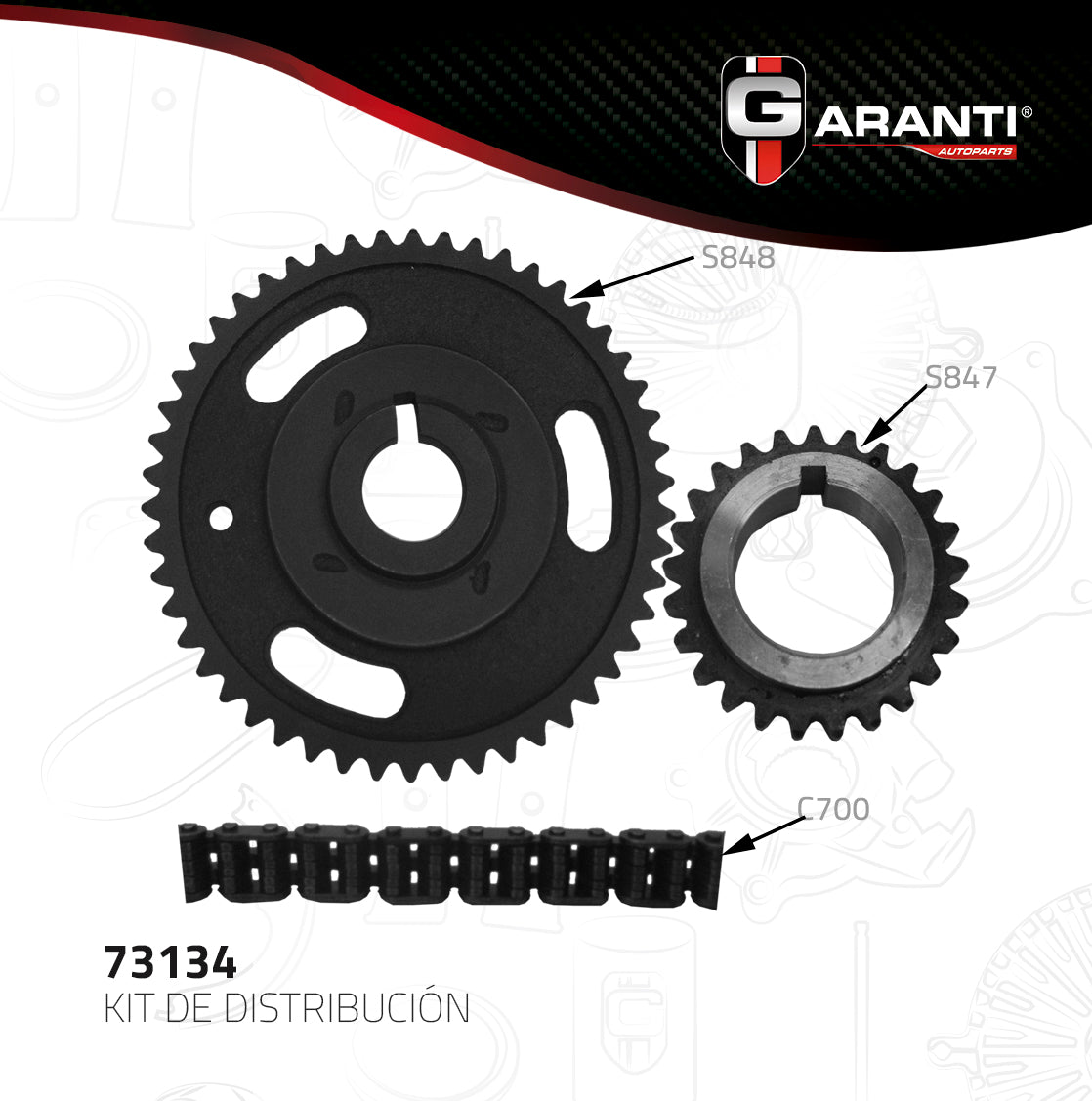 Kit Distribucion Garanti 73134