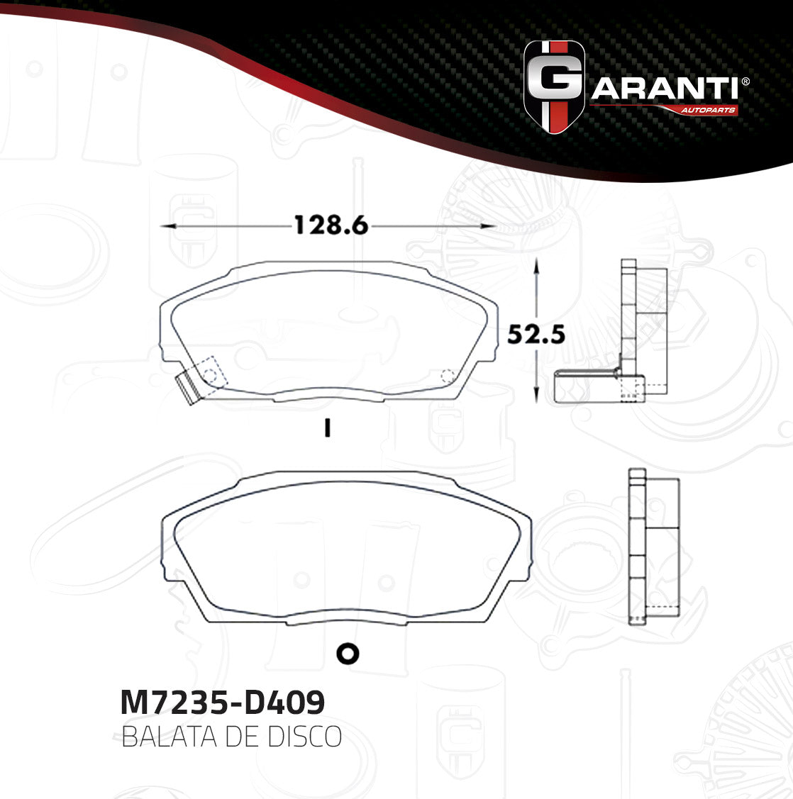 Balata Garanti M7235-D409