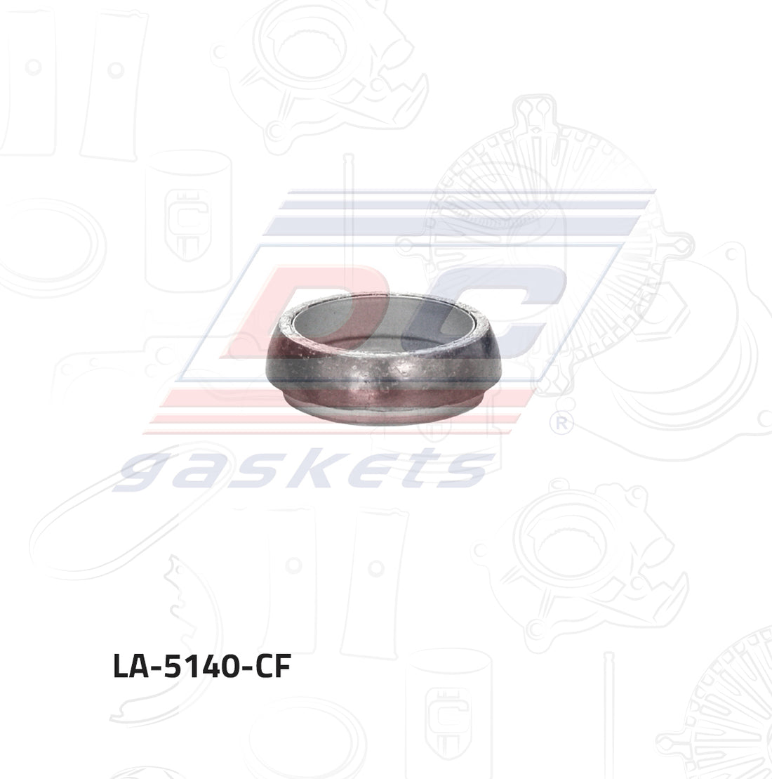 Empaque de múltiple Escape LA-005140-CF DC GASKETS