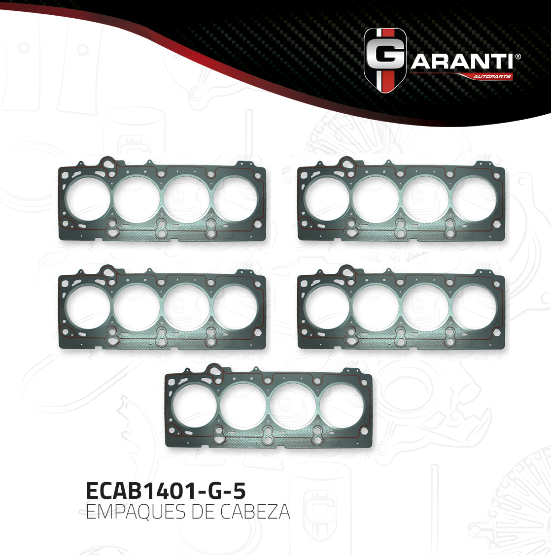 Empaque Cabeza Garanti ECAB1401-G-5