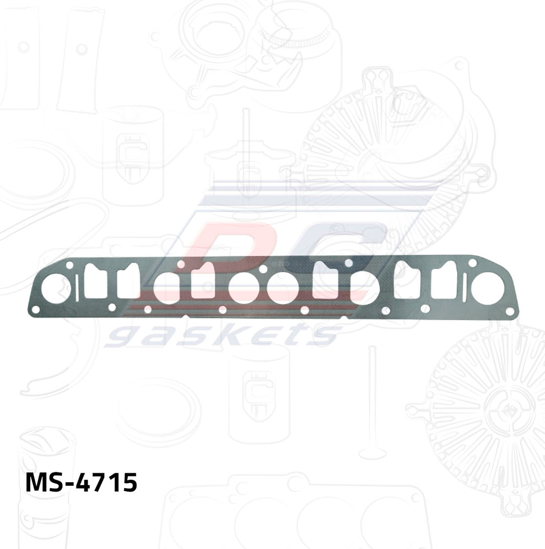 Empaque de múltiple Escape MS-004715 DC GASKETS
