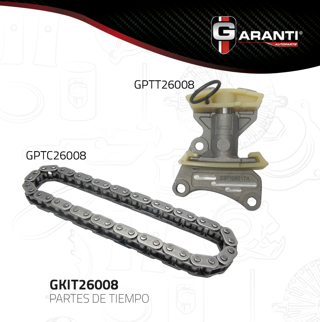 Kit Distribucion Garanti GKIT26008