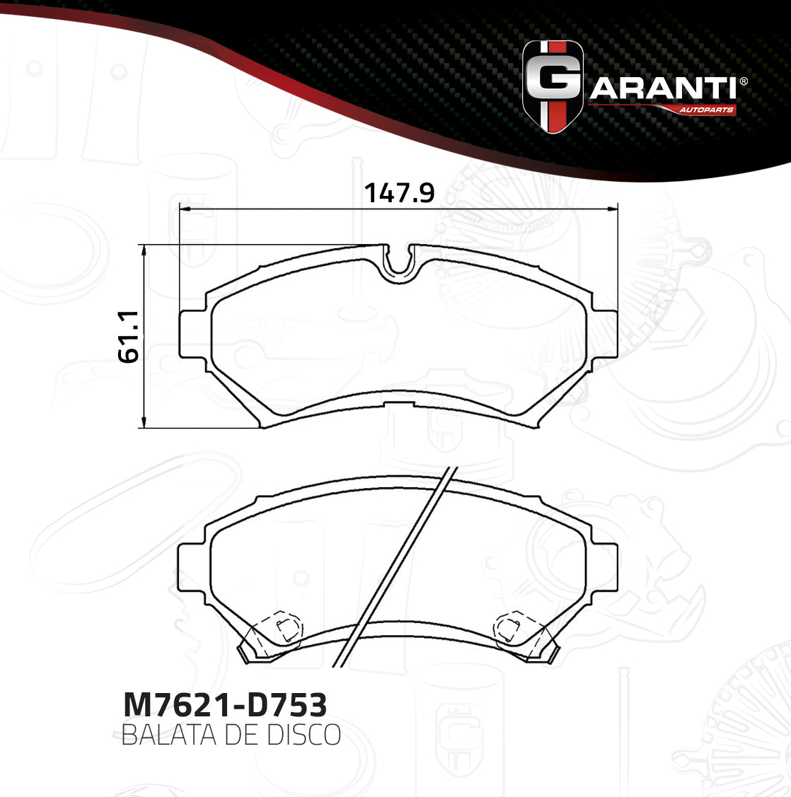 Balata Garanti M7621-D753