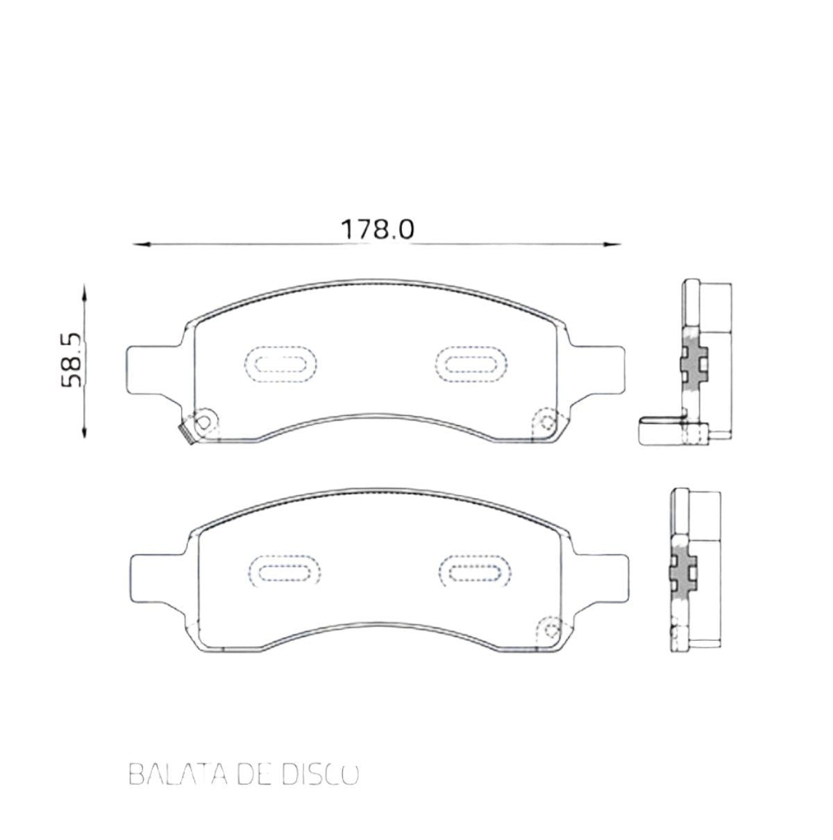 Balata Canabrake 8282-D1169-CANA