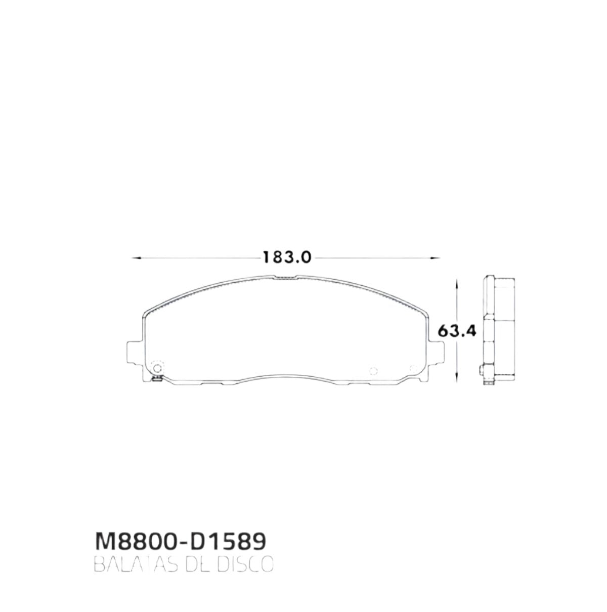 Balata Garanti M8800-D1589